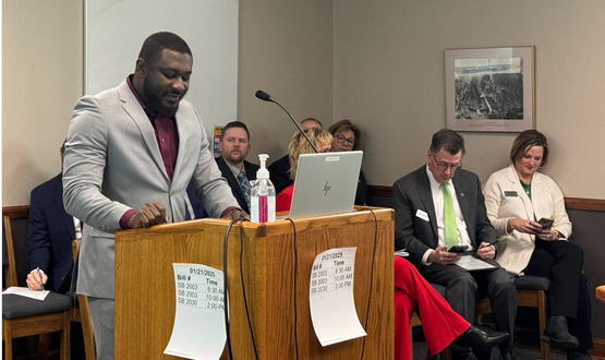 Dr. Armstrong Aboah testifies at ND State Legislative Committee