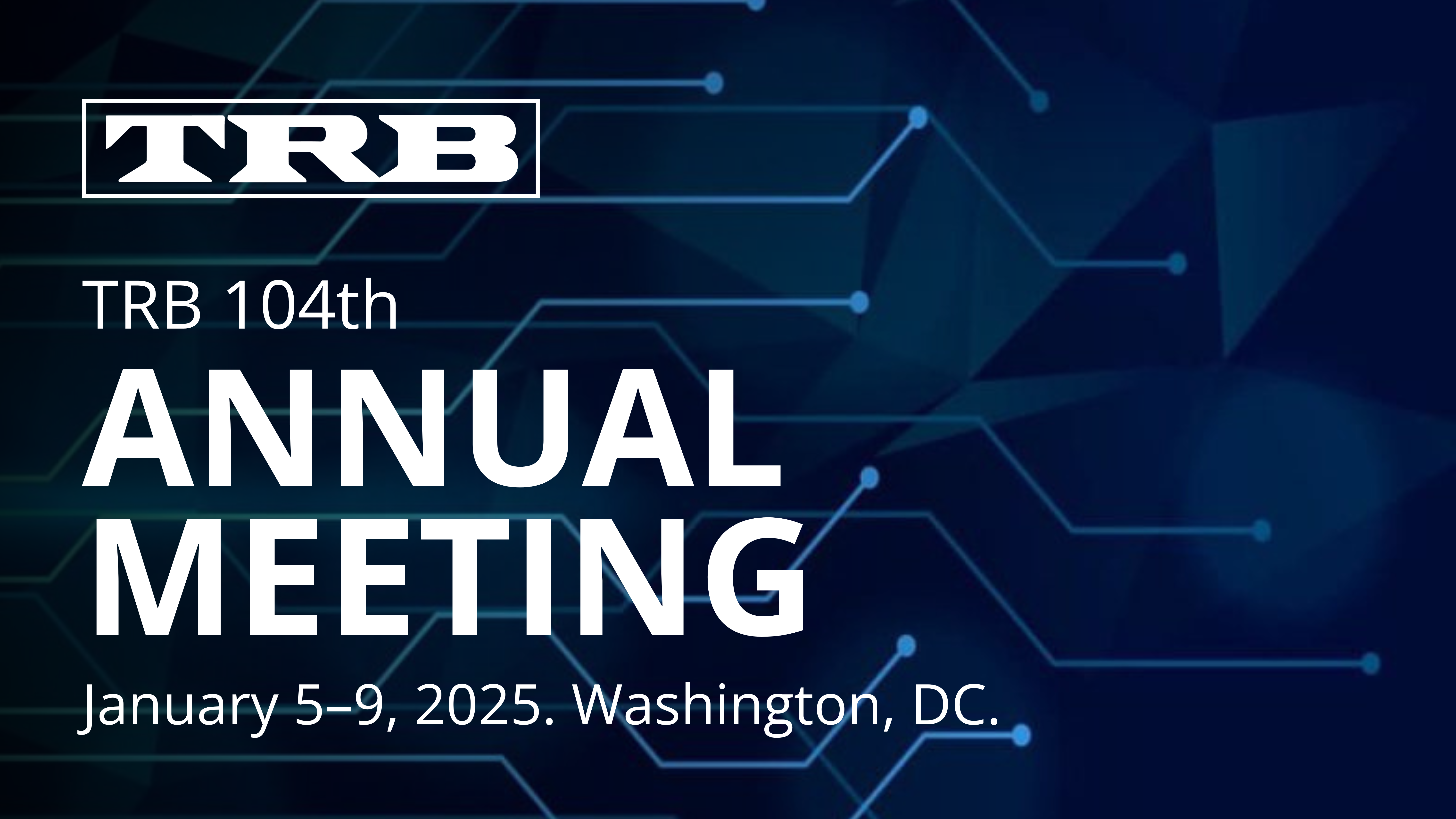 TRB Conference 2025